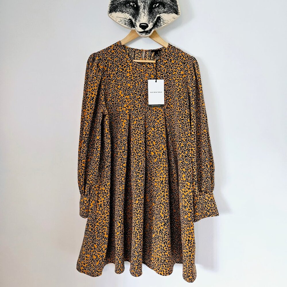 Who What Wear - Animal Print Swing Dress *New with Tags* Size Large